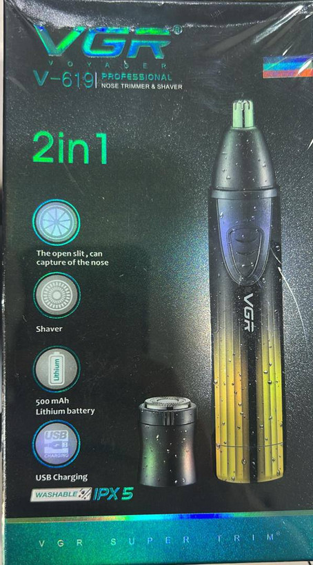 موزن گوش و بینی 2IN1 وی جی آر مدل V-619